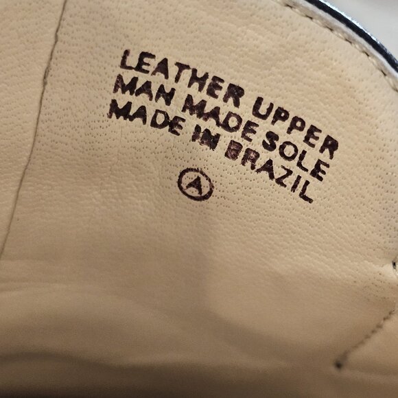 Y2K 90s Etienne Aigner Black Leather Mules Clogs Loafers Sz 8.5 Square Toe - Picture 12 of 13